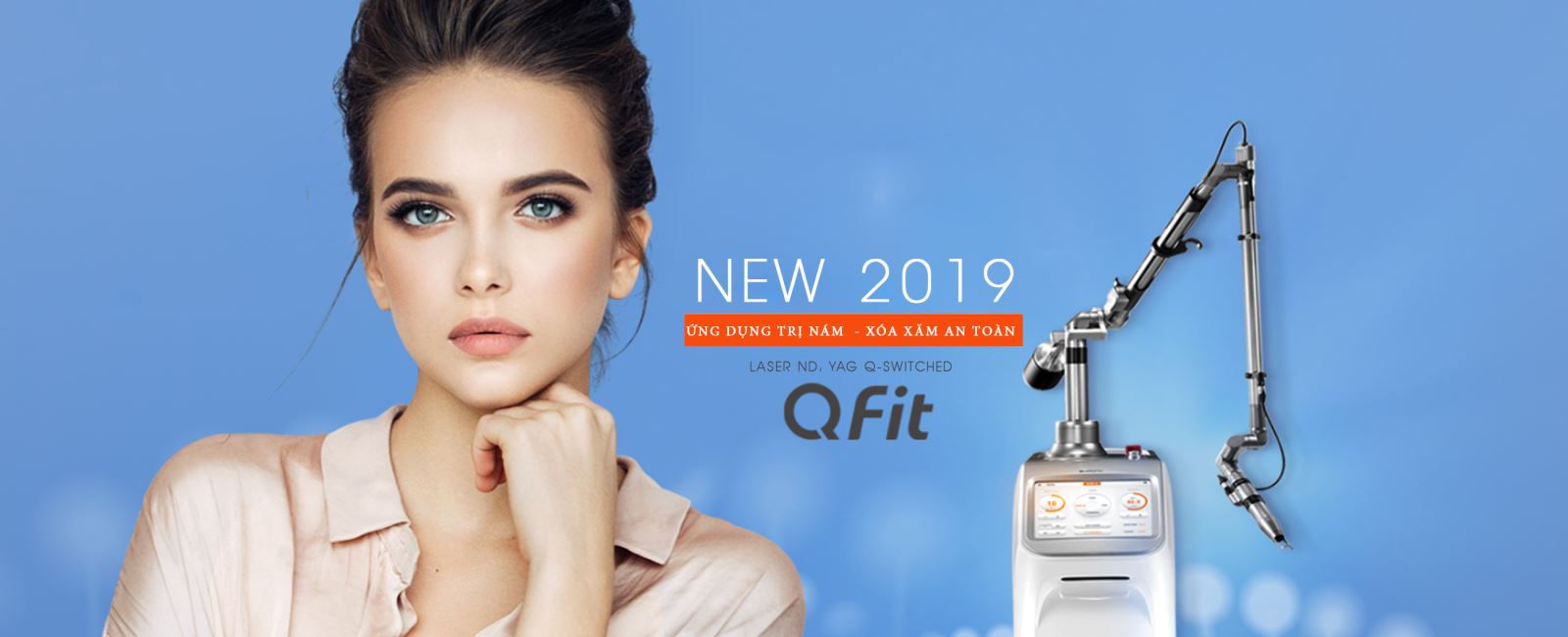 Banner Q-Fit Laser - Máy điều trị nám